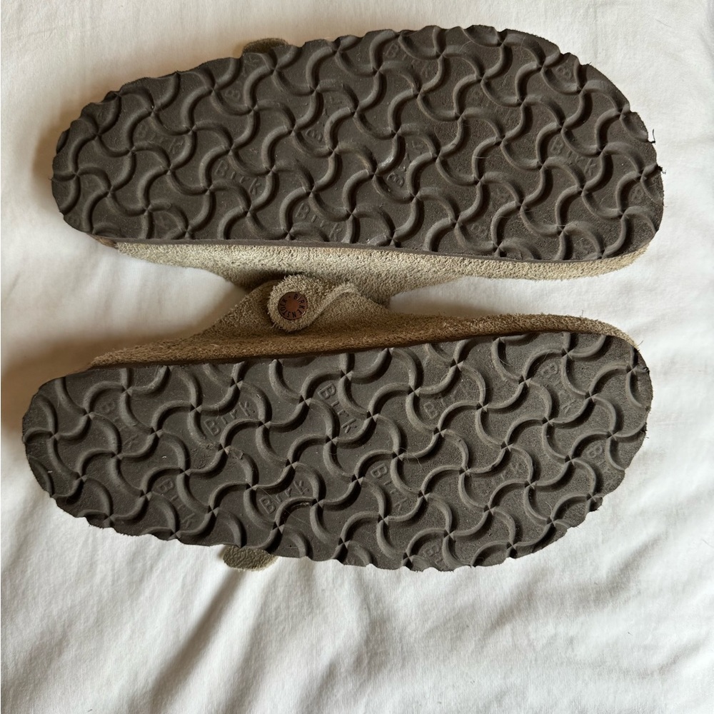 Taupe Birkenstock Boston Clog